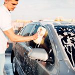 Washing a car by yourself before applying nano coating